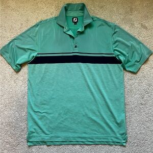 FootJoy XL Performance Golf Polo Aqua Mint Green